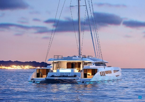 New Sail Catamaran for Sale  Eco Yacht 110 Boat Highlights